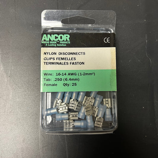 ancor nylon disconnects 16-14 AWG package of 25